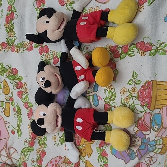 Disney Other - Disney Mickey Mouse Plush Bundle